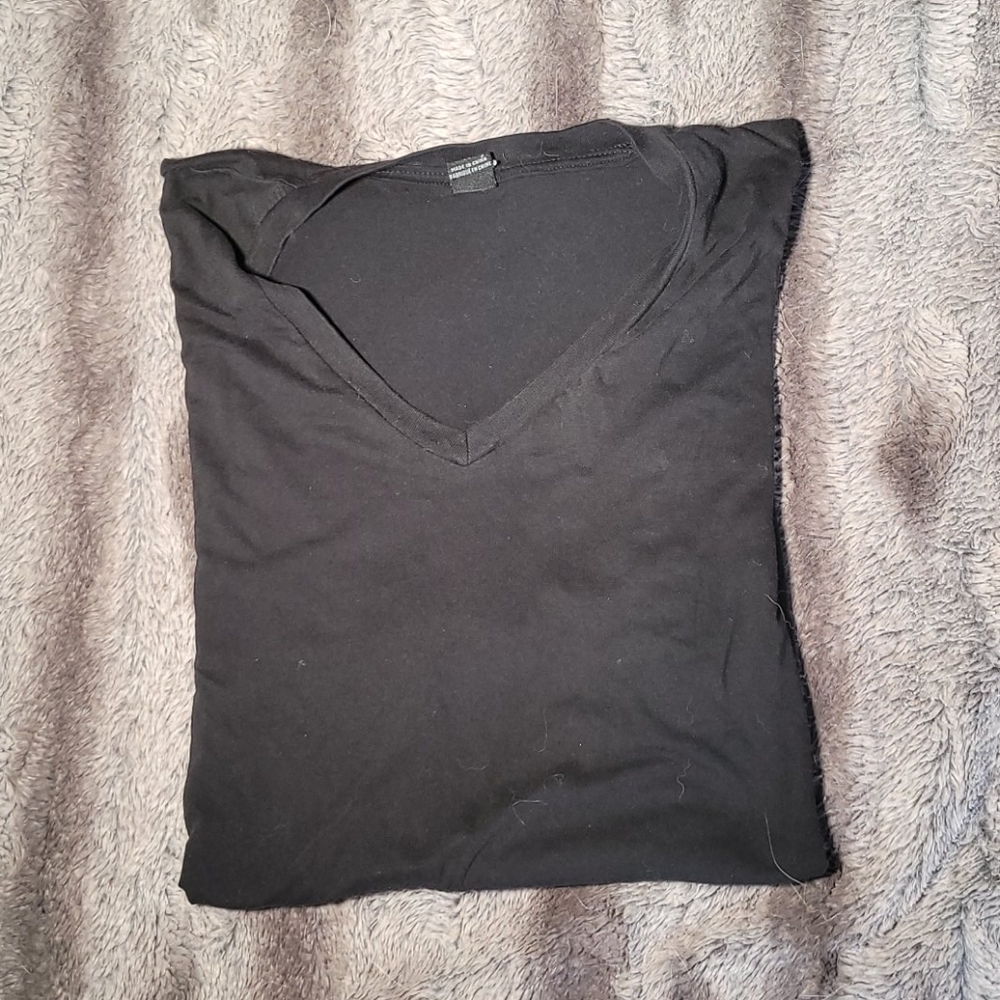 Deep v neck